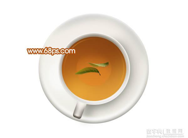 Photoshop 盛满茶水的杯子35