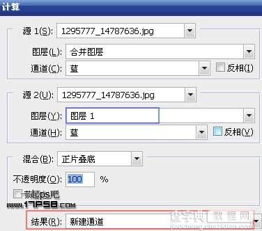 Photoshop利用通道和计算命令抠出复杂物体的实例教程5