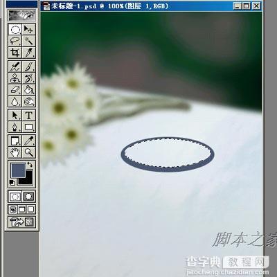 photoshop设计制作杯中燃烧的紫色蜡烛7