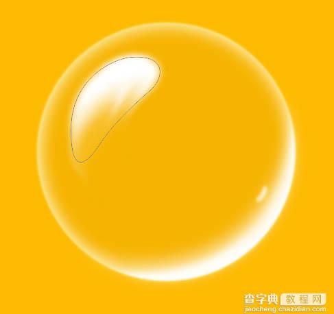 Photoshop设计制作出晶莹剔透的圆形水珠5