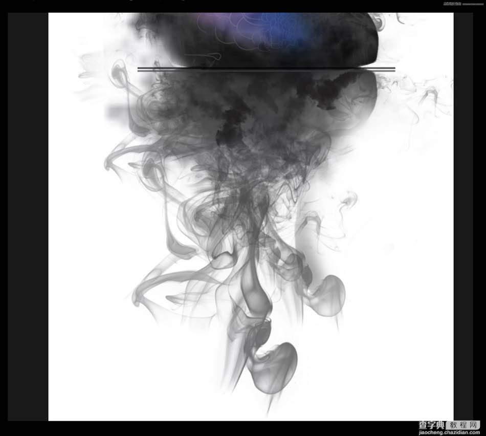 Photoshop设计烟雾缭绕的超酷黑天鹅海报22