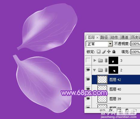 Photoshop设计制作逼真漂亮的白色透明兰花花朵21