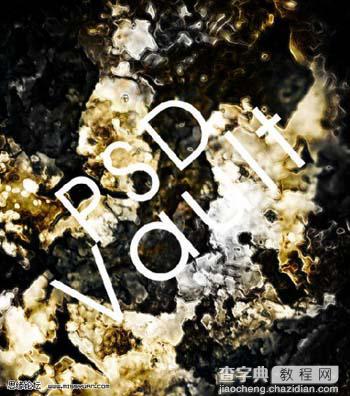 Photoshop 漂亮的斑驳纹理字18