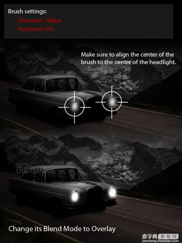 Photoshop打造夜间无人驾驶的汽车效果23