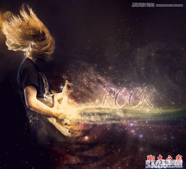 Photoshop设计制作出炫彩的音乐主题海报35