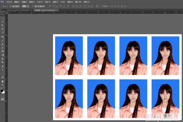 PS怎么制作一寸、二寸、六寸照片   PS一寸、二寸、六寸照片制作教程6