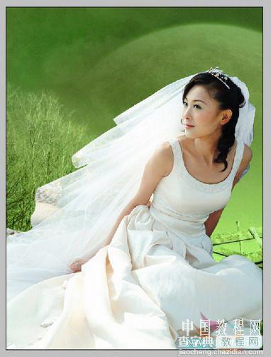 photoshop抠图教程 利用钢笔及橡皮工具抠出穿婚纱的新娘15