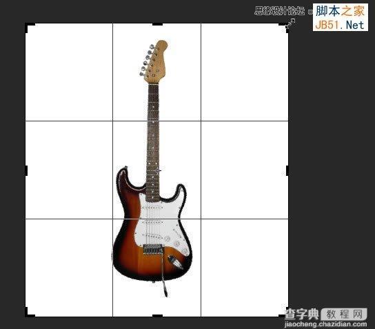 Photoshop绘制逼真立体电吉他3