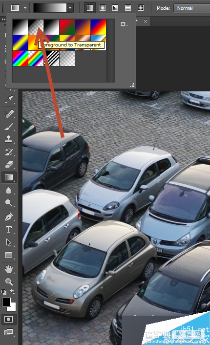 PS模糊滤镜将汽车照片打造移轴电影画面效果7