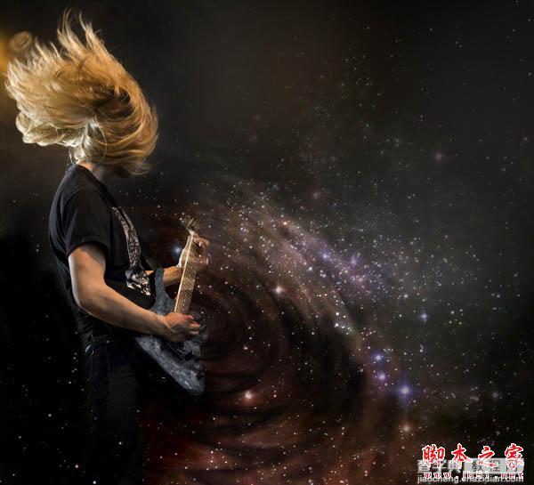 Photoshop设计制作出动感的摇滚音乐海报13