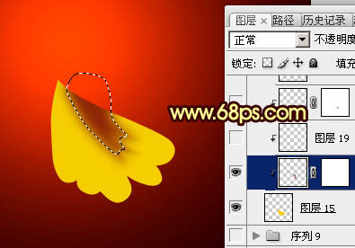 Photoshop打造非常华丽的金色牡丹6