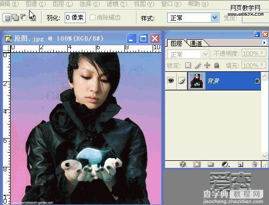 photoshop快速使用通道抠图的详细动态演示8