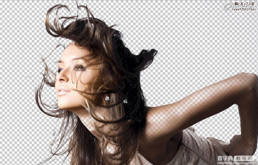 Photoshop将通过蒙版通道制作出长发美女抠图教程18