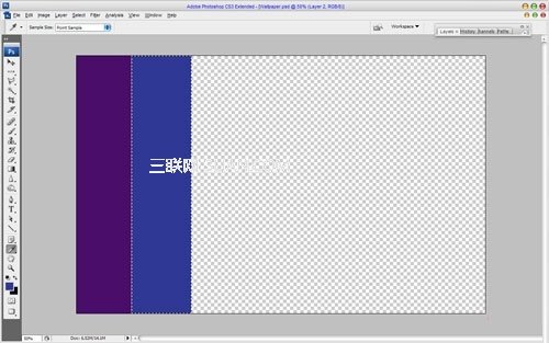 Photoshop打造漂亮的三维彩虹壁纸效果3