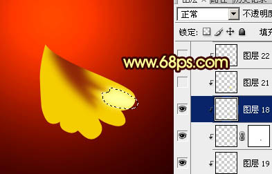 Photoshop打造非常华丽的金色牡丹9