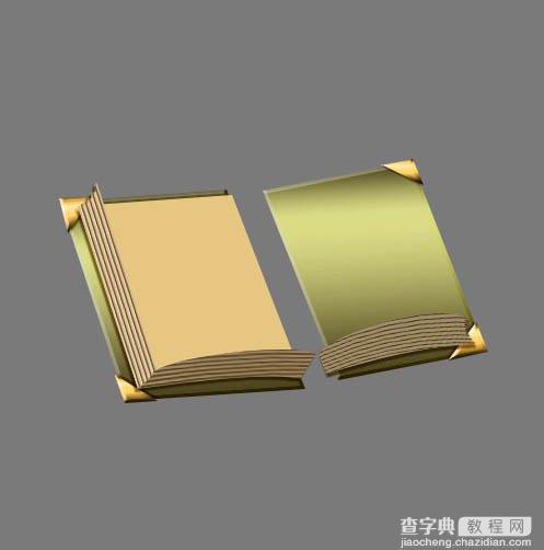 Photoshop将制作出一本非常逼真的棕色古书40