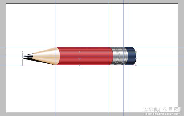 PS鼠绘质感红色铅笔图标23