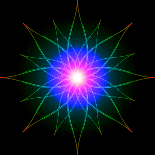 ps滤镜制作非常漂亮的渐变花朵gif动画效果图16