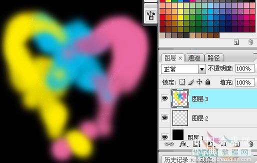 photoshop 画笔制作浪漫的梦幻心30