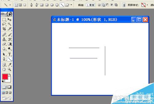 用Photoshop画直线的3种方法介绍8