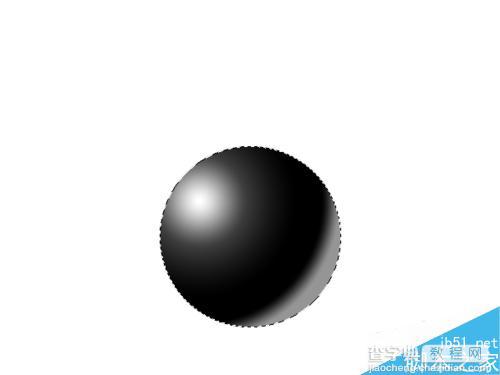 Photoshop简单绘制立体球体5