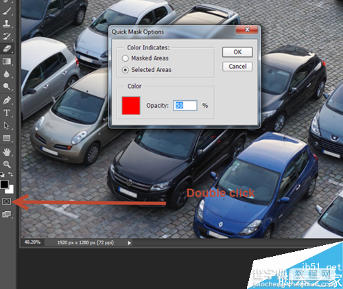 PS模糊滤镜将汽车照片打造移轴电影画面效果5
