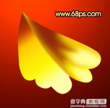 Photoshop打造非常华丽的金色牡丹15