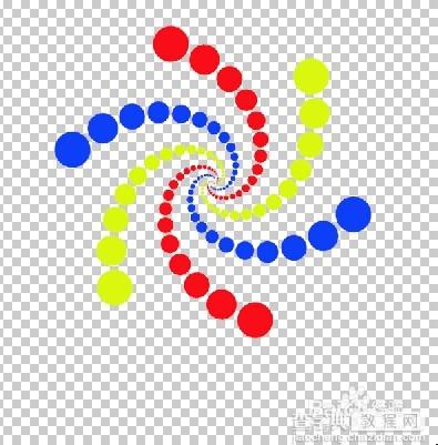 photoshop简单制作漂亮的多彩螺旋效果1