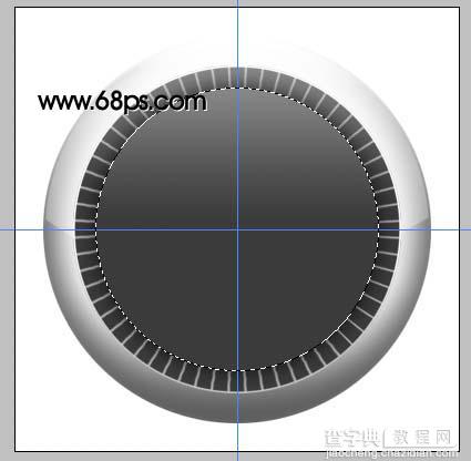 Photoshop 一款精致的指南针图标16