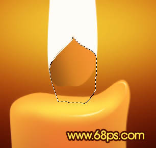 Photoshop打造简单的蜡烛与火焰17