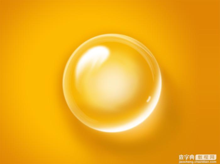Photoshop设计制作出晶莹剔透的圆形水珠1