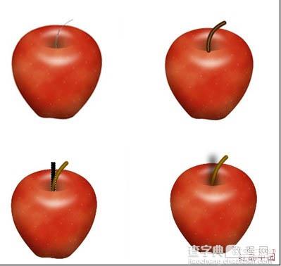 Photoshop制作一个简单的红苹果教程16
