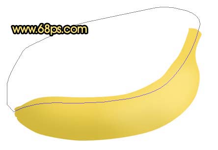 Photoshop 制作一串成熟的香蕉9