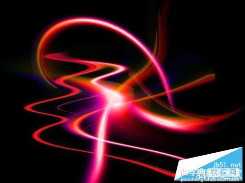 用ps滤镜制作炫酷动感的彩色光束效果图1