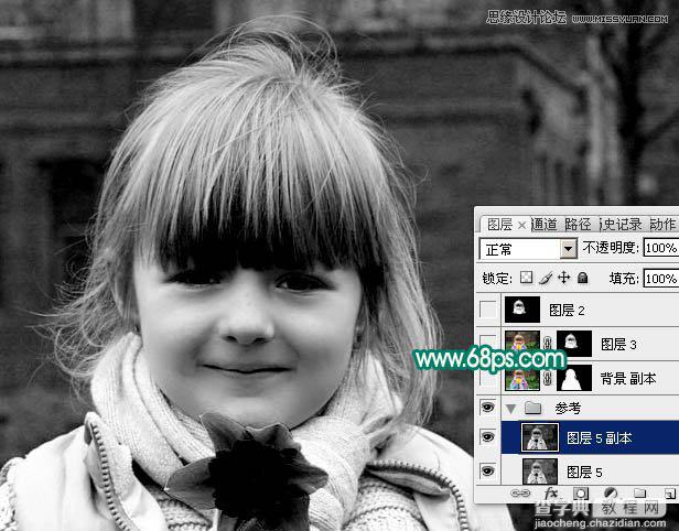 使用Photoshop通道抠图功能抠儿童头发丝详细教程7