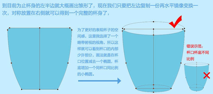 Photoshop制作逼真的清爽浅蓝色漱口杯图标4