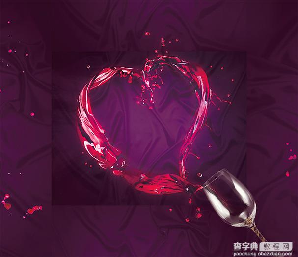 Photoshop设计制作漂亮的红酒包装盒封面特效1