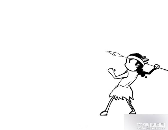 PS制作印第安人投标枪的gif小动画5