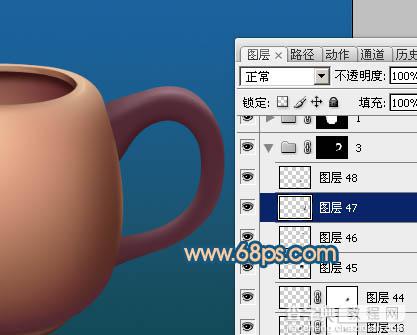 Photoshop设计制作一个逼真精致的陶瓷茶壶29