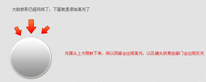 Photoshop设计绘制出彩色相机镜头9