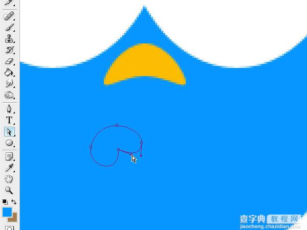 Photoshop打造Twitter可爱蓝色小鸟图标17