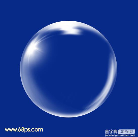 Photoshop打造漂亮的白色气泡效果教程1