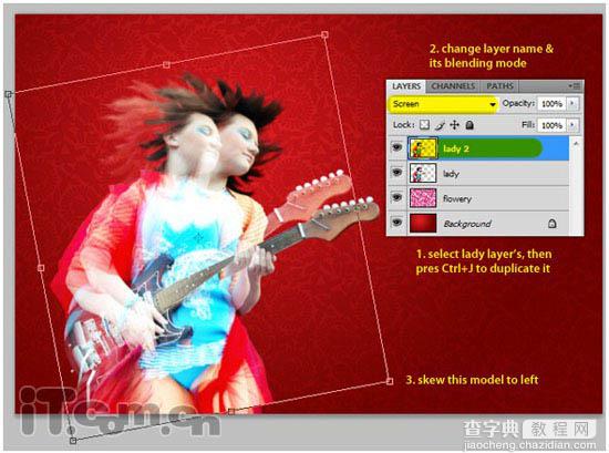Photoshop 实现的绚丽潮流音乐壁纸15
