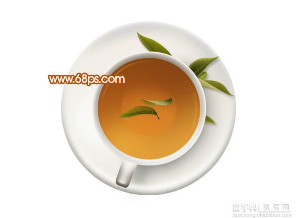 Photoshop 盛满茶水的杯子36