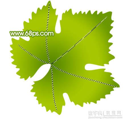 Photoshop 绿色葡萄藤蔓的制作方法14