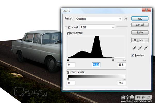 Photoshop打造夜间无人驾驶的汽车效果12