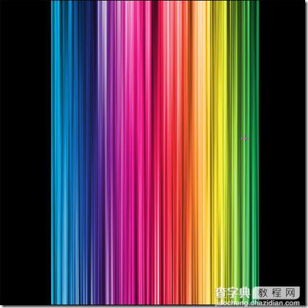 Photoshop纤维滤镜制作精美彩虹光线6