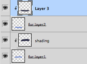 photoshop设计制作可爱的蓝色卡通猫头鹰33