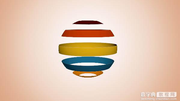 photoshop利用3D工具制作漂亮的彩色镂空球体效果11