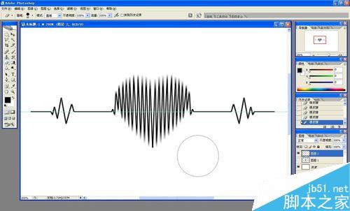 用ps简单制作心电图gif动图效果图6